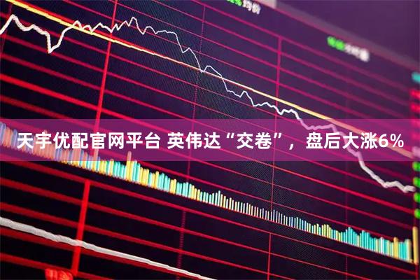 天宇优配官网平台 英伟达“交卷”，盘后大涨6%