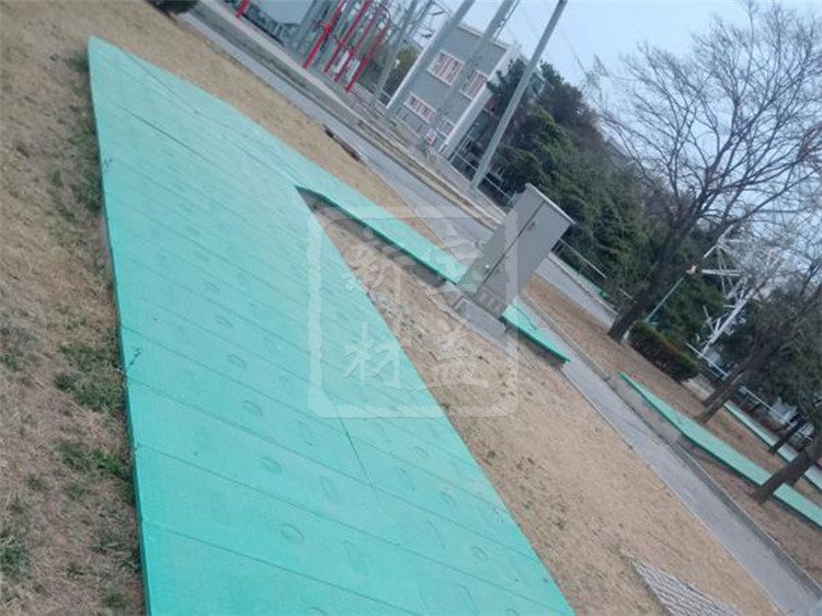绿色电缆沟盖板